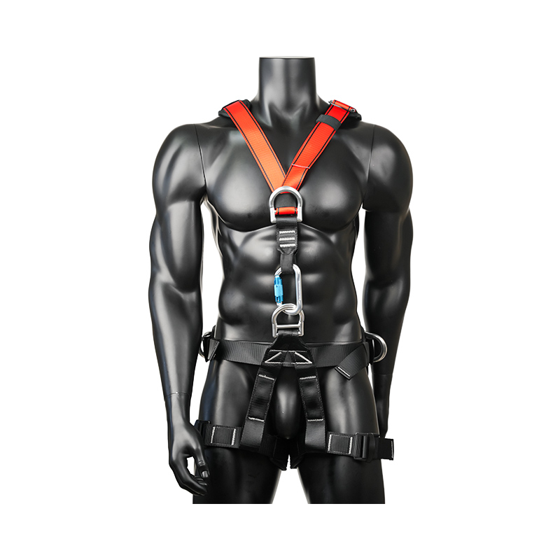 KA14 Climb Tac-Rescue, Rock Climbing, D-Ring Points เข็มขัดนิรภัยสำหรับ Rappelling Fire Rescuing Tree Climbing Gear